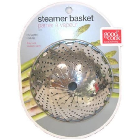 Good Cook Good Cook 24972 Stainless Steel Steamer Basket Pack of 2 295212